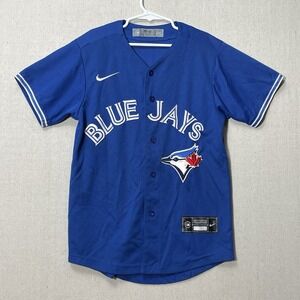Kids Nike Toronto Blue Jays #99 Youth Small MLB Genuine Jersey Blue